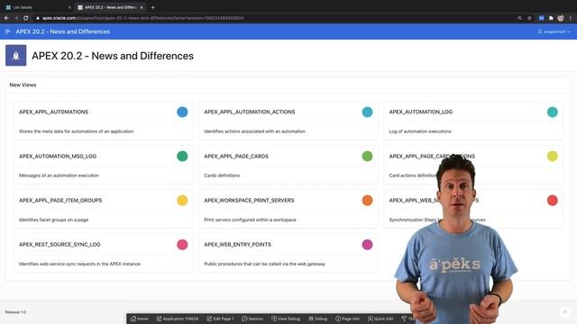 Oracle APEX 20.2 - Views and API's смотреть онлайн