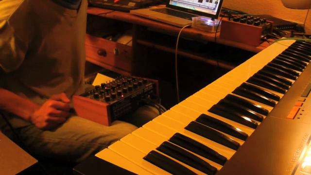 jam with doepfer dark time, doepfer dark energy, roland juno 106, roland tr 707, korg microkorg смотреть онлайн