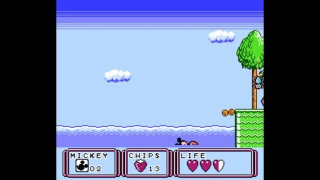 Dendy (Famicom,Nintendo,Nes) 8-bit Mickey Mouse 3 - Yume Fuusen Stage 1