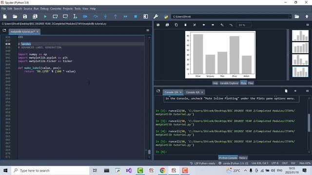 Data Visualization With Python | MatPlotLib Tutorial | Part 13 смотреть онлайн