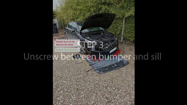 removing front bumper 508 смотреть онлайн