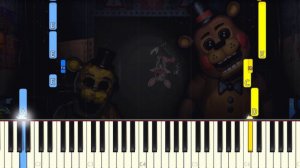 Five Nights at Freddy's 1 Song - EASY Piano tutorial