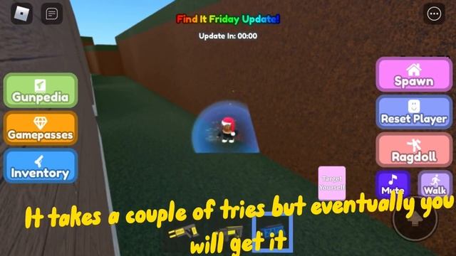 How to fly glitch in Find the Admin guns (Roblox) смотреть онлайн