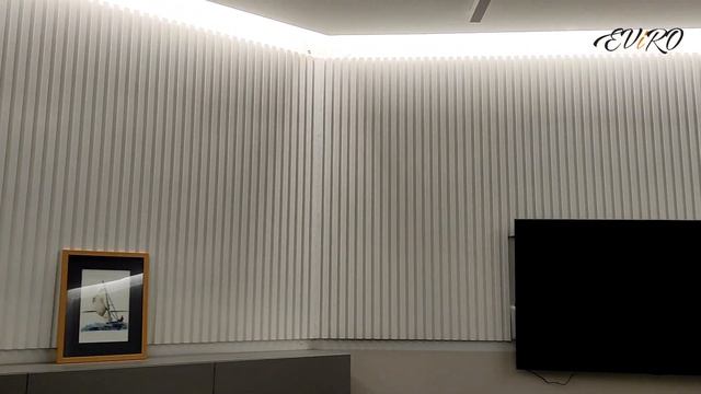 Монтаж гипсовых 3d панелей EViRO Band. смотреть онлайн