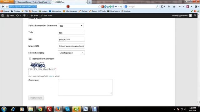 Wp Comment Plugin Installation