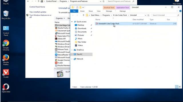 Uninstall K-Lite Mega Codec Pack 13 on Windows 10 смотреть онлайн