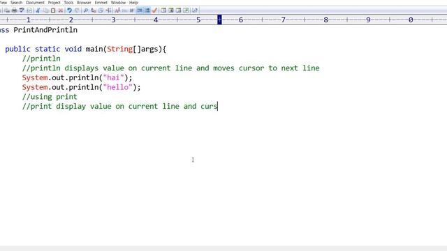 difference between println and print смотреть онлайн