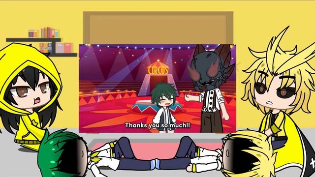 Mha react to Round and Round like a Horse on the Carousel, deku and bakugo смотреть онлайн