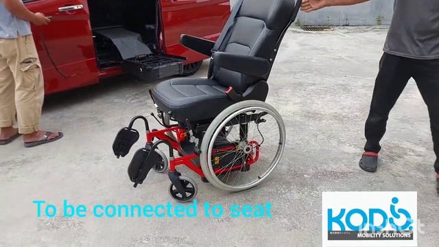 Kodo Welcab Excel Plus For Nissan Serena Wheelchair Lift, OKU Seat Diabled Car Seat смотреть онлайн