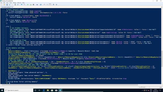 How to Harden SQL Server install with Chocolatey смотреть онлайн