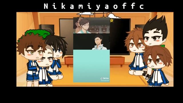 [Kageyama Old Team React To Future] + Oikawa And Iwaizumi  By:Nikamiya_offc ✨