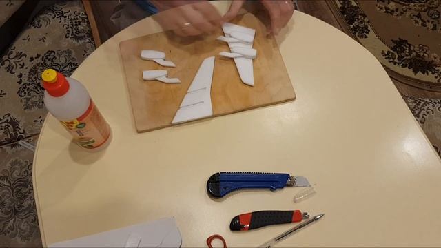 ИЛ 76 из пенопласта. Просто и быстро! смотреть онлайн