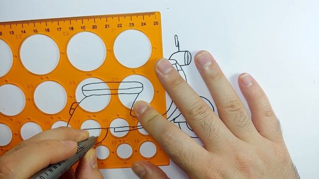 How to easy drawing Scooter for Kids - Children's Coloring Book with #Paiting смотреть онлайн