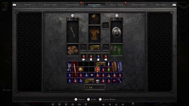 Diablo 2 Resurrected - PS5 - season 2, necromancer Summoner, act1 - Online gameplay смотреть онлайн