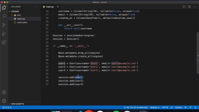 Mini Curso SQLAlchemy con Python 2 Persistir objetos смотреть онлайн