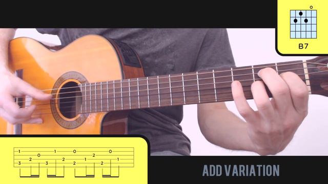 SEVEN NATION ARMY // Travis Picking Fingerstyle Guitar // Tutorial Lesson Tabs смотреть онлайн