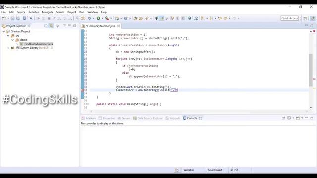 Program to find Lucky Number in Java | Coding Skills смотреть онлайн
