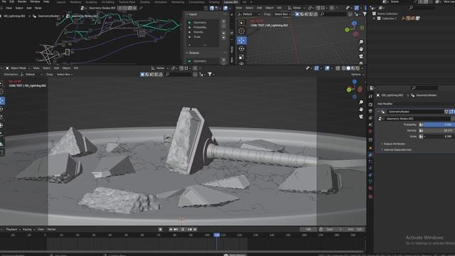 Blender 3.3 | Geometry Node | Cycles X | Thor : Mjolnir смотреть онлайн