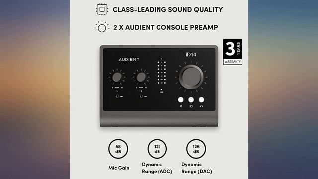 Audient iD14 MKII USB-C Audio Interface with Over-Ear Stereo Headphones and XLR Mic review смотреть онлайн