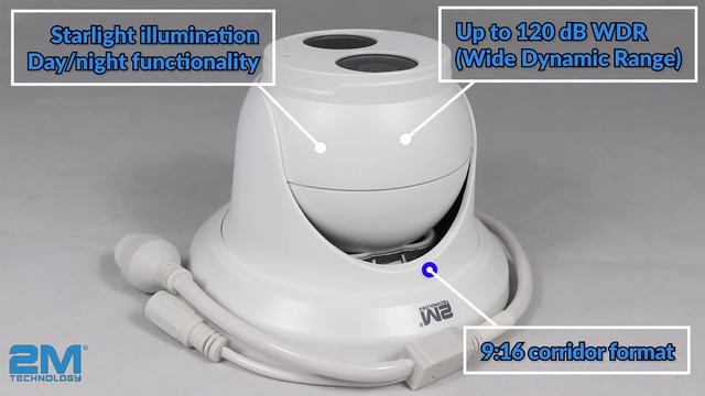 5MP Turret IP Camera Infrared 30 Meters Ultra WDR 128DB Starlight with Video Analytics смотреть онлайн