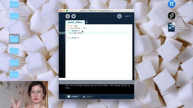 Processing: основы и визуалиализация картинки. смотреть онлайн