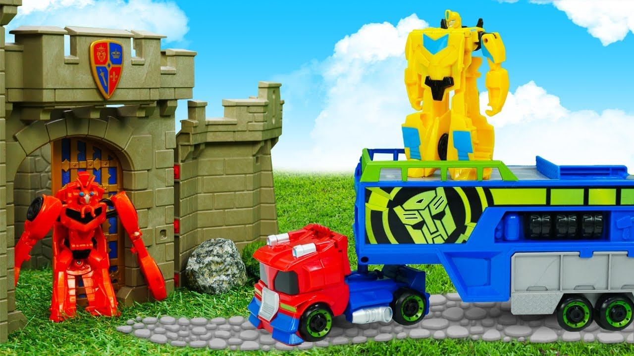 Видео сборник Автоботы VS Десептиконы! – Роботы Трансформеры Оптимус и Бамблби в видео игры битвы смотреть онлайн
