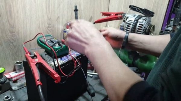 Проверка генератора ниссан NISSAN без стенда