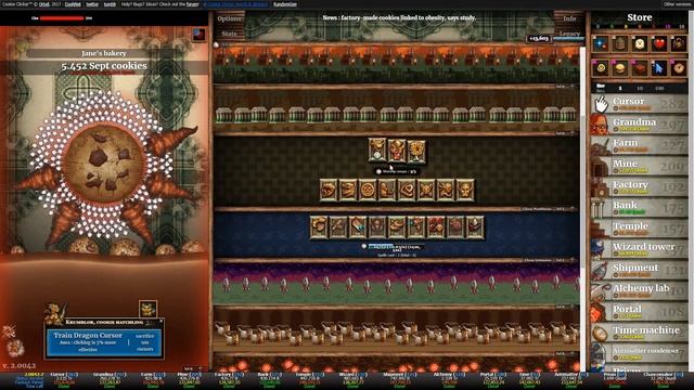 Step up your Cookie Production BIG TIME using the GOLDEN SWITCH | COOKIE CLICKER Walkthrough #7 смотреть онлайн