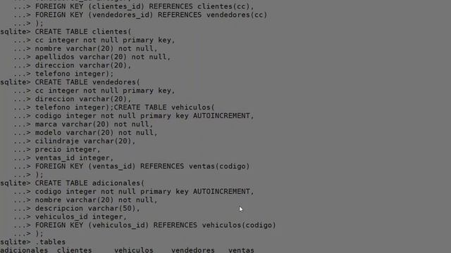 SQLITE POR CONSOLA - CREAR BD y TABLAS смотреть онлайн