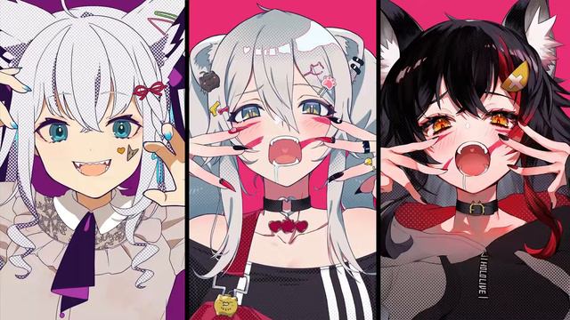 アニマル Animal / DECO*27 feat Hatsune Miku (Cover Fubuki x Botan x Mio Hololive Mashup) смотреть онлайн