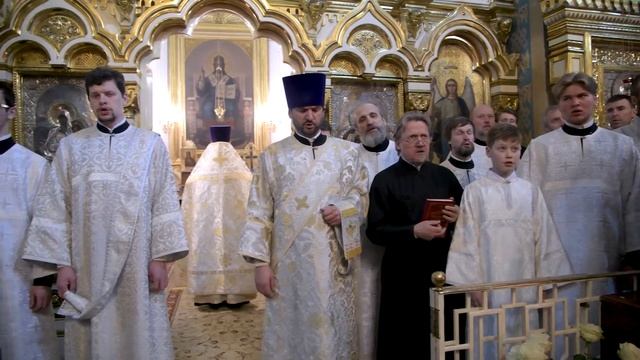 Праздник Светлой Пасхи в Спасо-Парголовском храме смотреть онлайн
