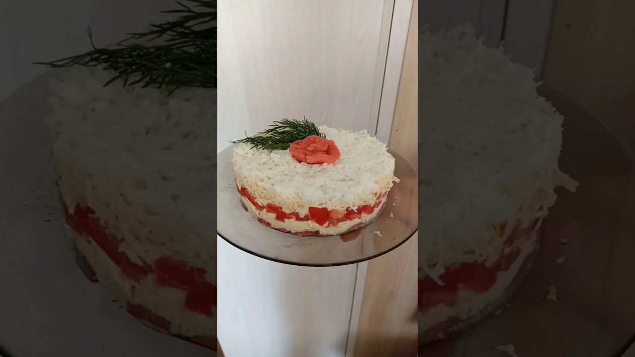 Салат из красной рыбы 