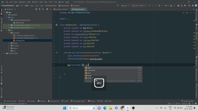 how to add data in realtime firebase database|| Realtime Databse || kotlin || android studio 2023 смотреть онлайн