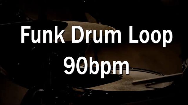 Funk Drum Loop for practicing - 90bpm смотреть онлайн