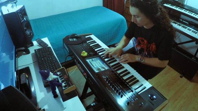 Symphony X - Seven (Intro & Solo) Keyboard cover Dr Kronos смотреть онлайн