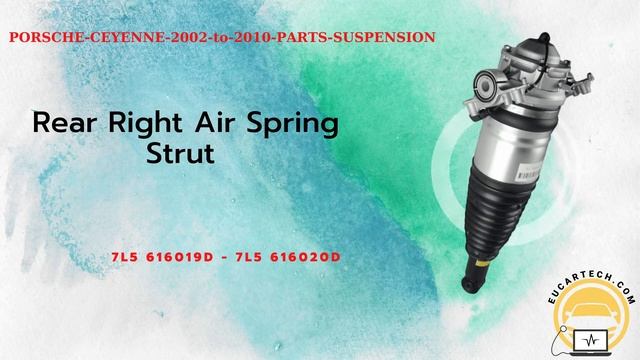 Rear Right Air Spring Strut For PORSCHE CAYENNE 2002 to 2010 смотреть онлайн