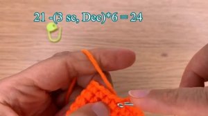 Морковка крючком (1 из 2) – Подробно – Для начинающих // Crochet Carrot (1 of 2) – Beginner Level