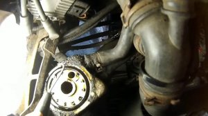 Фольксваген бора течь масла в районе фильтра (замена прокладки теплообменника)