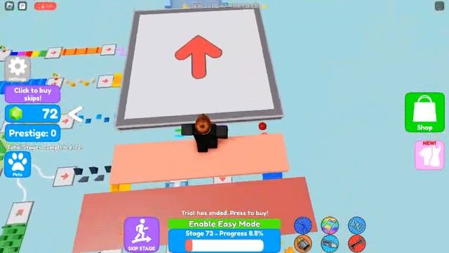 Roblox Mega Easy Obby | Stage 50 ~ Stage 100 Complete смотреть онлайн