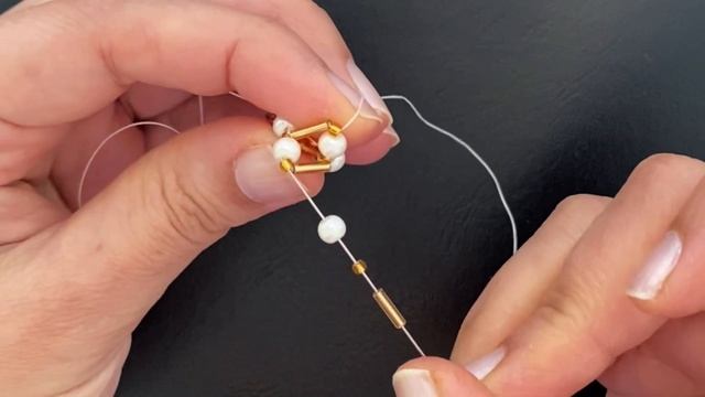 Bugle Spiral Rope Bracelet || DIY Beaded Bracelet || Pearl Bracelet