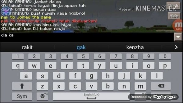Multiplayer master for minecraft.EDISI MALES