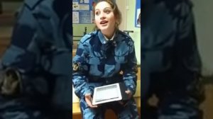Cute Russian Army Girl //Sings Russian folk song 'When we were at war' ENG SUB