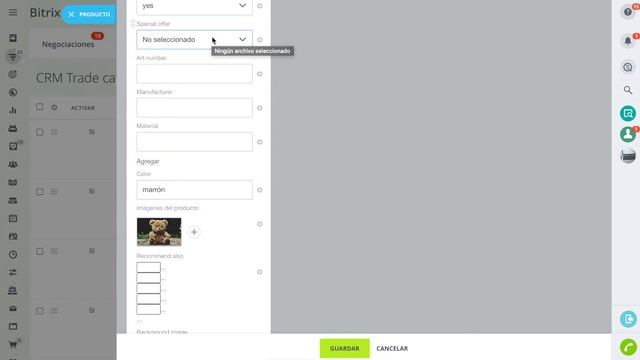 CRM - Crear productos en el catálogo | Bitrix24 смотреть онлайн