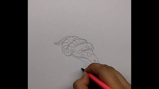 Как нарисовать змею на дереве смотреть онлайн