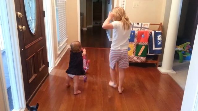 Emily pushing the stroller смотреть онлайн