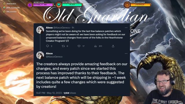 The Next Balance Patch Includes Ideas from Content Creators - Hearthstone Festival of Legends смотреть онлайн