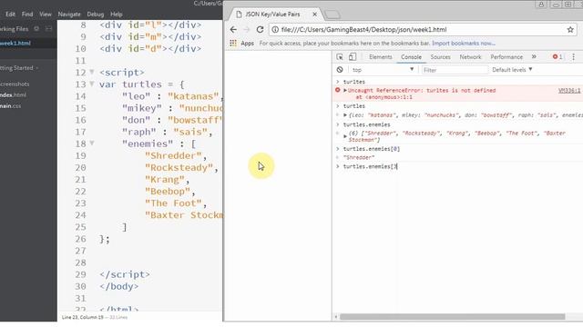 Week 1 - Key Value Pairs смотреть онлайн