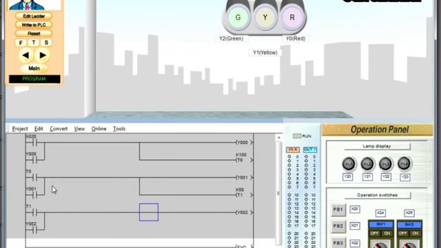 Mitsubishi FX Trainer Beginner Challenge D-3 Tutorial Part 1/Mitsubishi PLC Simulator/GenezzzTV смотреть онлайн