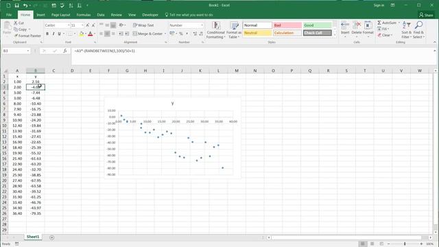Excel 2013 Tutorial 28 - Graphs - Scatter Diagrams смотреть онлайн