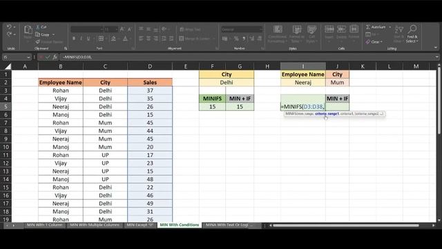 Excel MIN Function: A Step-by-Step Guide to Finding the Minimum Value in Your Data Set смотреть онлайн